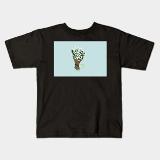 May Lily-of-the-valley bouquet Kids T-Shirt